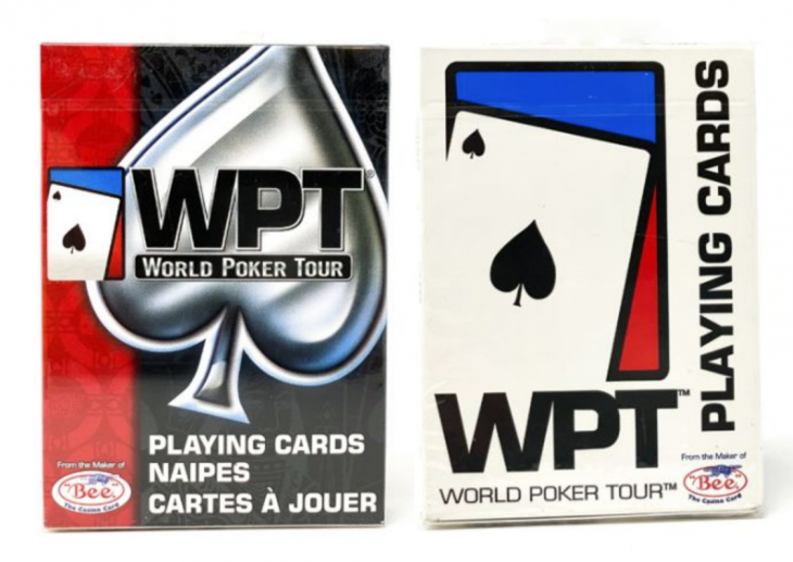World Poker Tour Playing Cards, Royal Back - 2 Deck Set Black/White main image